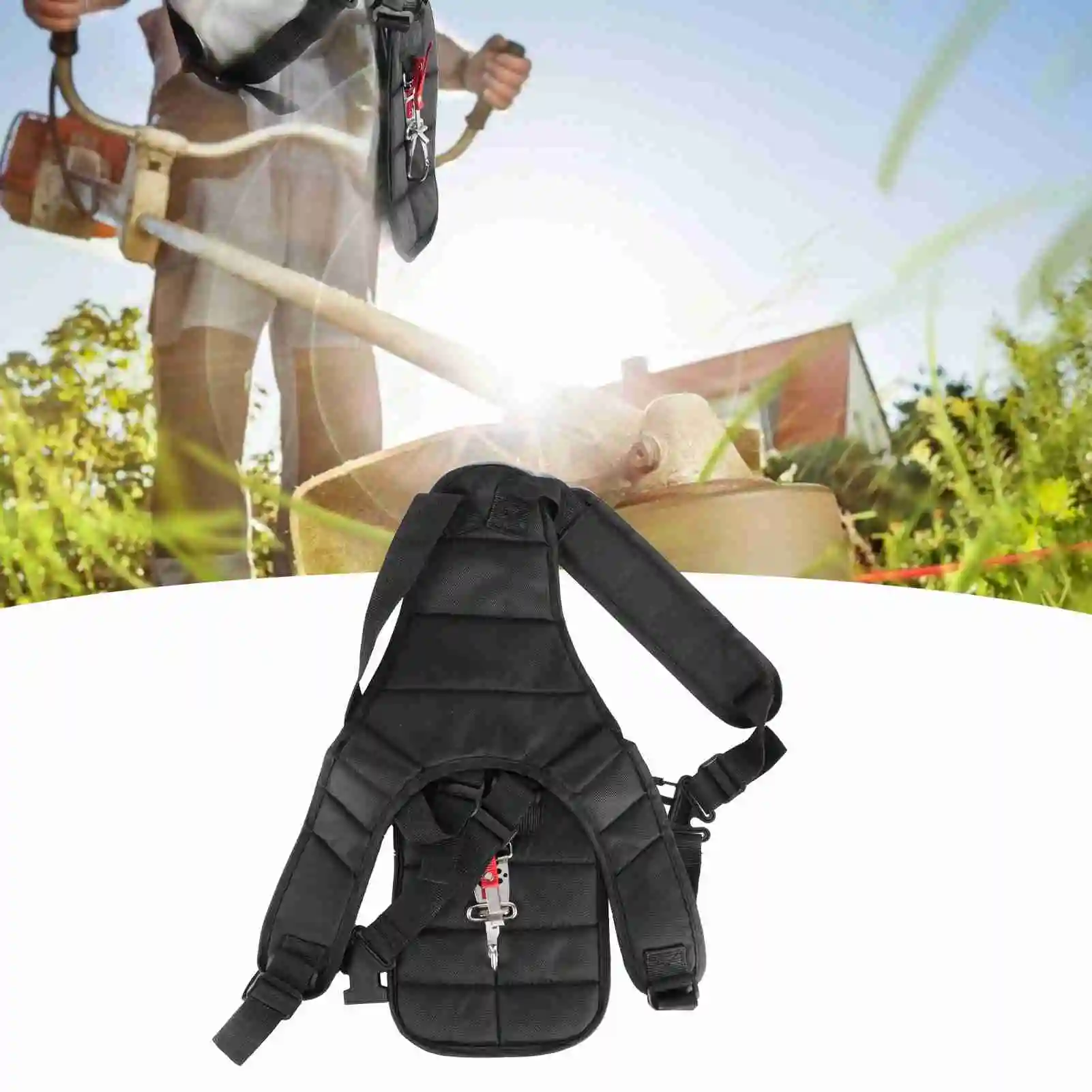 Trimmer Shoulder Strap Harness Garden Brush Cutter Lawn Mower Nylon Belt Gardening Tool Trimmer Shoulder Strap