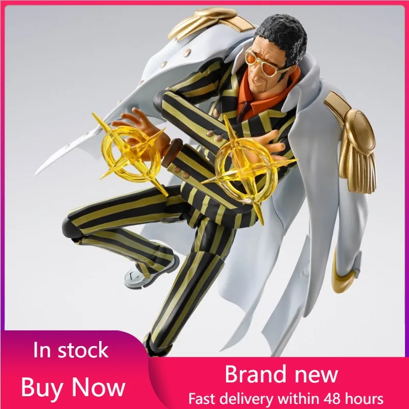 

In Stock Bandai S.H.Figuarts One Piece Borsalino Model Kit Anime Action Fighter Finished Model Gift for Children