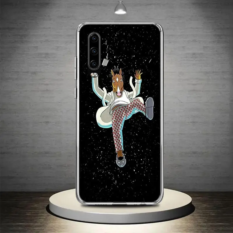 Cartoon B-BoJack Horsemans Phone Case Cover for Huawei P30 P40 P20 P10 Lite Mate 20 10 Pro Y5 Y6 Y7 Y9 P Smart Z 2019 Coque Fund