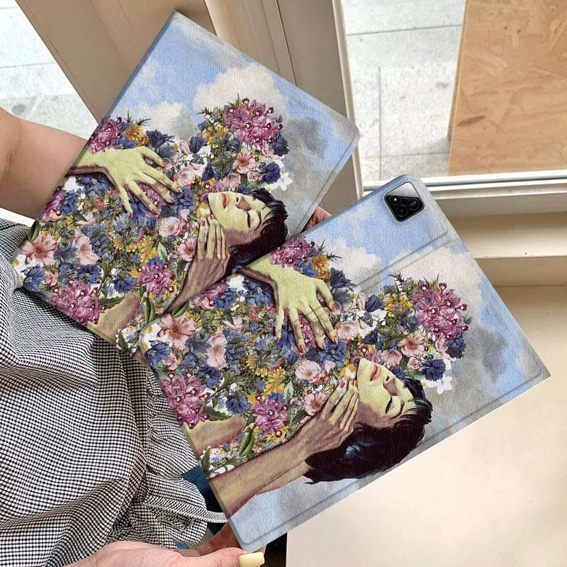 

Crowd People Gathering Scene Tablet Case For Xiaomi Redmi Mini Pad SE K 2 4 5 6 7 8 2023 2025 11 8.8 11.2 10.1 Pro Gift