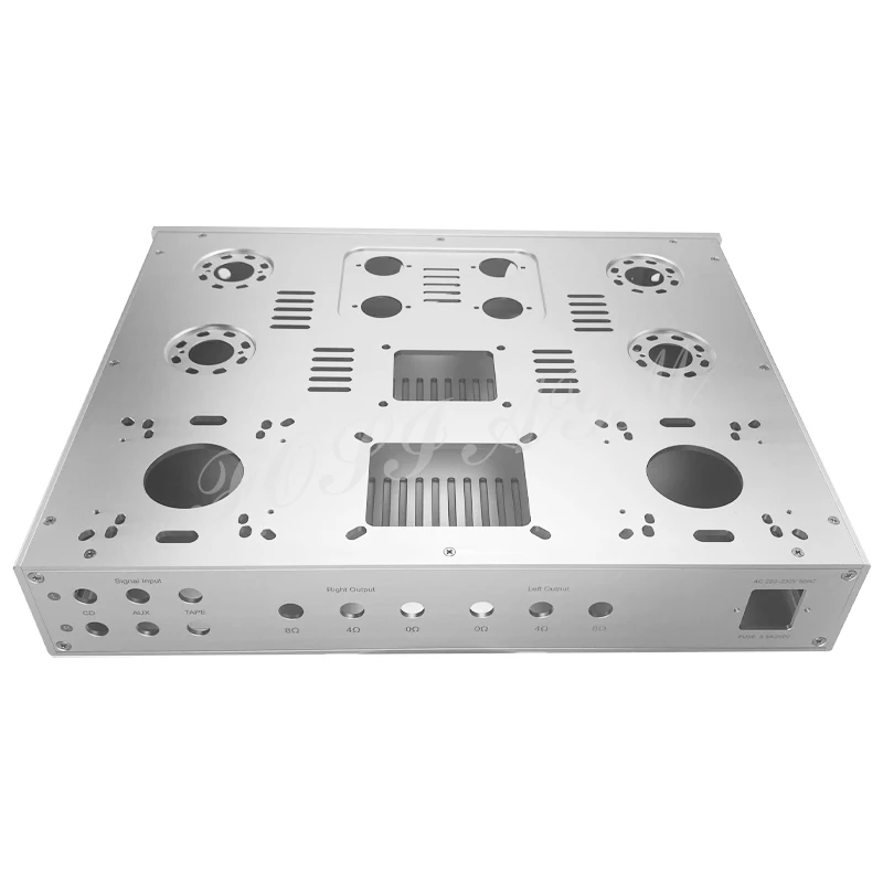 415*330*70mm FOSI AYM All Aluminum  Amplifier Case Push-Pull Preamplifier Chassis Vacuum Tube Amplifier Chassis Shell DIY Box