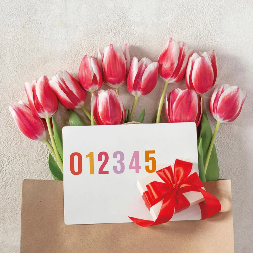 

10 Sheets Colorful Alphabet Number Stickers Vinyl Letter Decals For Scrapbooks Phone Cases Water Bottles File Folder