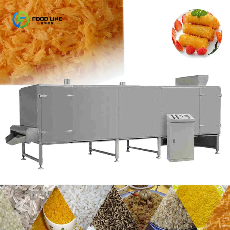 Customized Bread Processing Industrial Bread Oven Breadcrumbs Making Machine