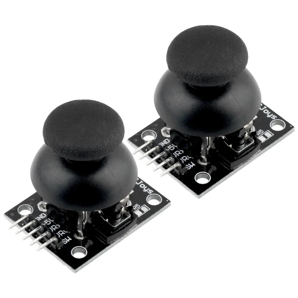 Módulo Joystick Dual-Axis, Módulo Joystick XY, maior qualidade, PS2, Control Lever, Sensor Game, Substituição Stick, 2pcs