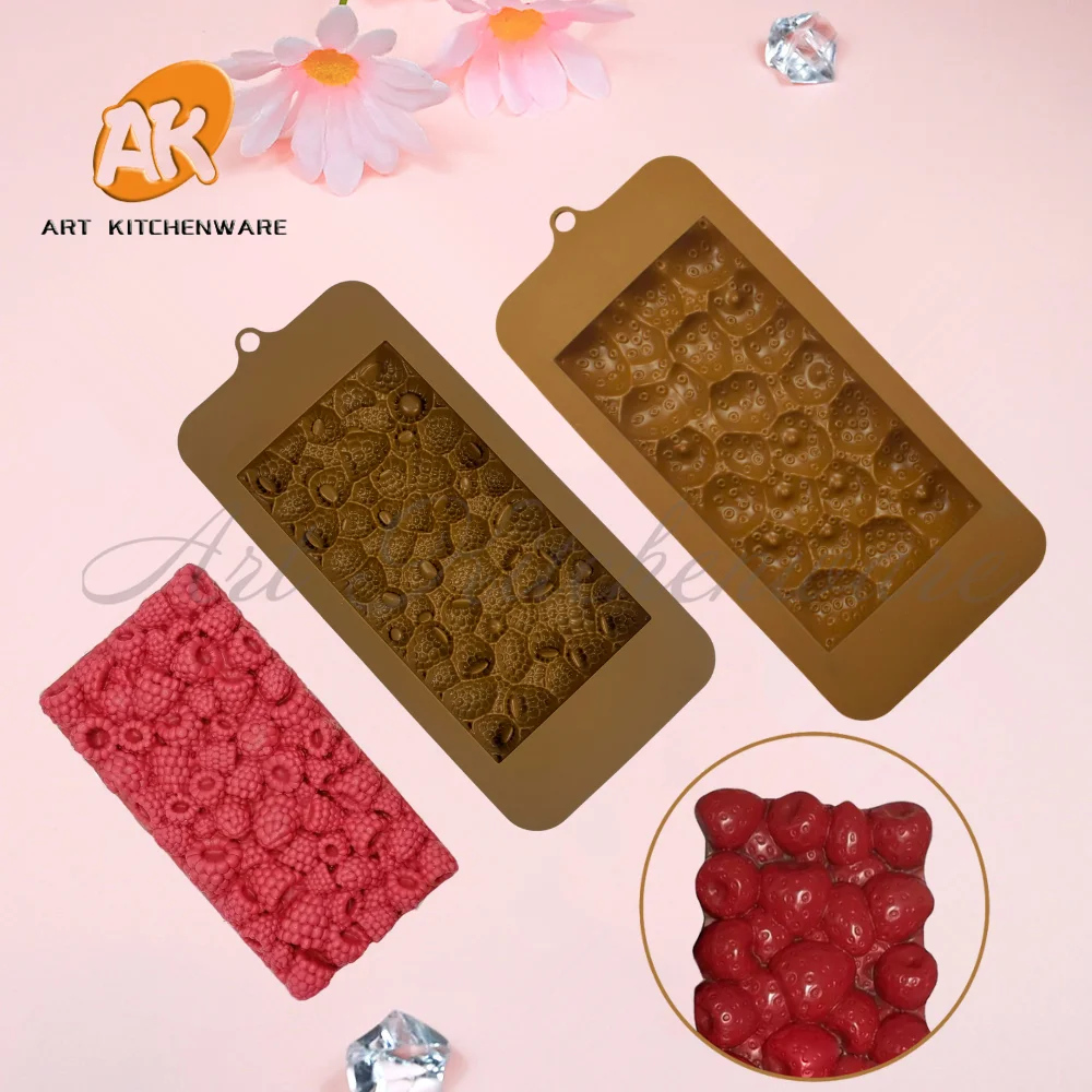 Raspberry/Strawberry Chocolate Mold for Baking Candy Fondant Silicone Mould DIY Resin Clay Model Cake Decorating Tools Bakeware