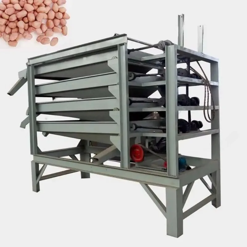 Stainless Steel 2-6 Level Peanut Kernel Grading Machine High Efficient Sorting Classifying Line Supplier