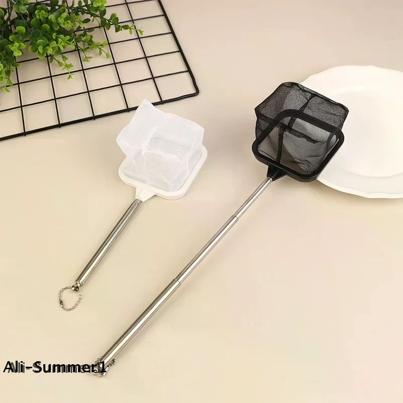 Fishing Landing Net Rustproof Corrosion Resistant Portable Stainless Steel Telescopic Fishing-Net Fish Tank Aquarium Accessories