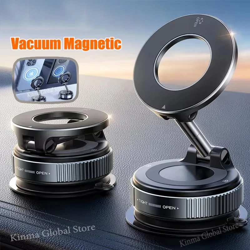 

Автомобильный держатель для телефона на присоске, магнитный, с вращением на 360 градусов ° Новый поворотный и складной держатель для телефона на присоске