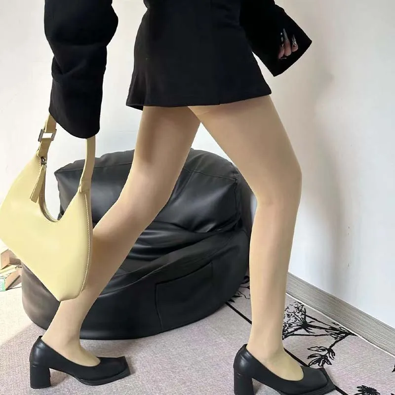 

15D Summer Colorful Ultra-Thin Pantyhose For Women Sexy Velvet Tights Retro Style Candy Color Leggings Stockings