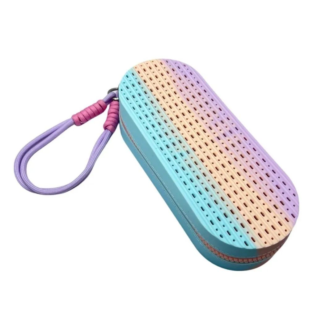

Silicone Glasses Protection Box Double-sided Breathable Swimming Goggles Box Drain Hole Large -capacity Swim Goggle Case Kids