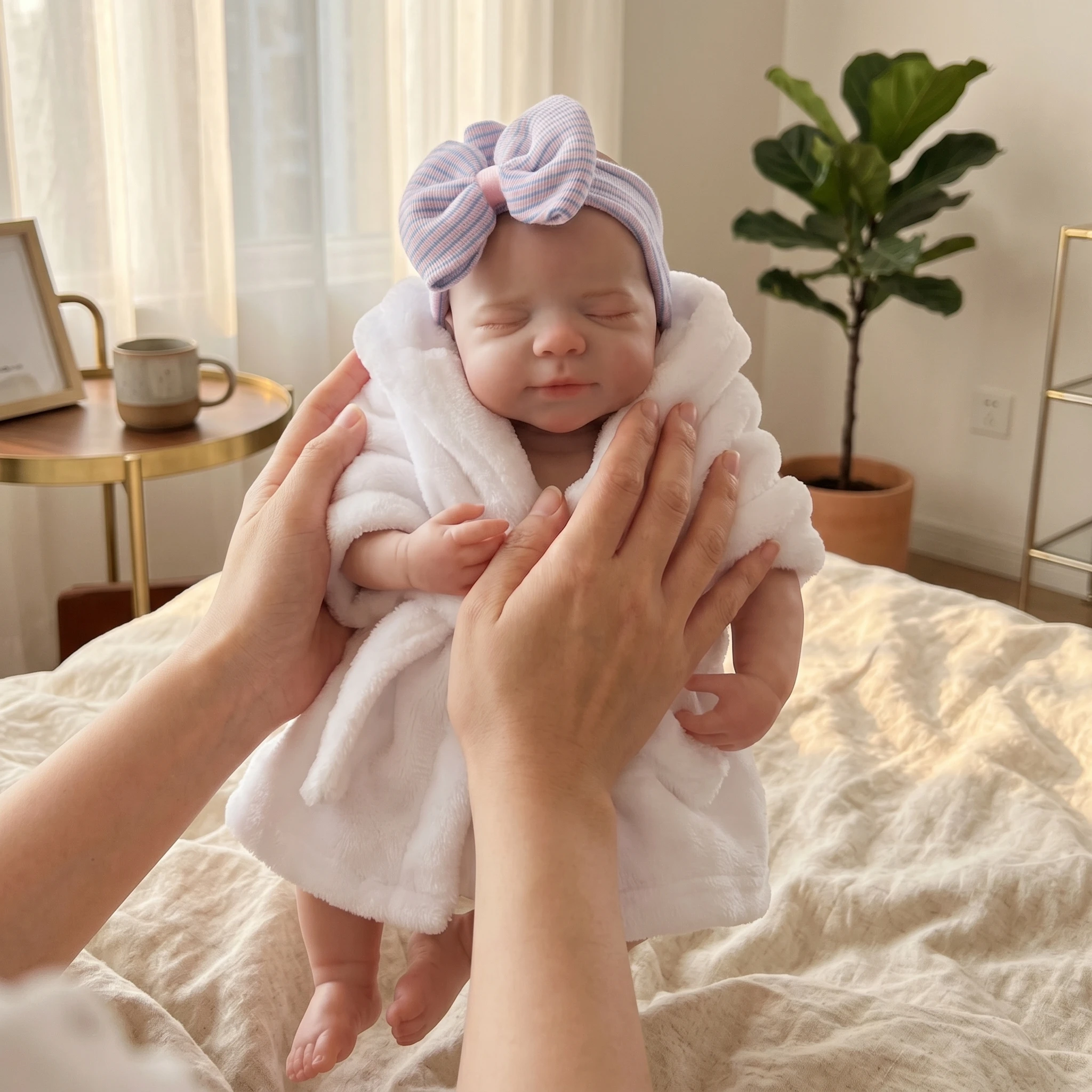 18 Inch Reborn Baby Doll Lifelike Full Body Silicone Girl Pascale  Soft Touch Newborn Art Collectible Gift