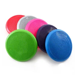 Thickened PVC Inflatable Yoga Balance Cushion Massage Decompression Balance Training Cushion Fitness Yoga Pedal