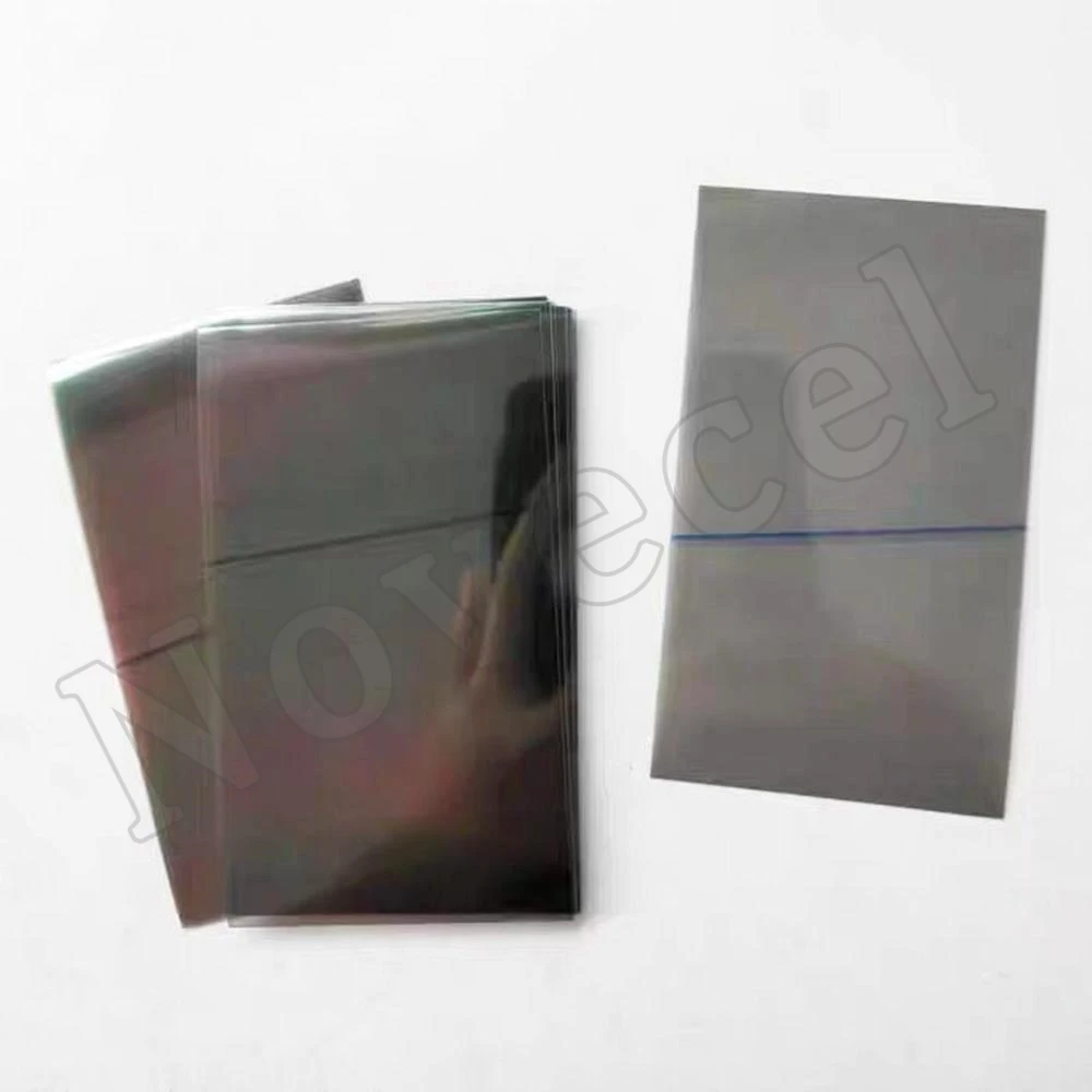 10 قطعة العالمي OLED المستقطب ورقة لسامسونج هواوي آيفون باد شاشة LCD الاستقطاب الناشر فيلم تصفية استبدال أجزاء