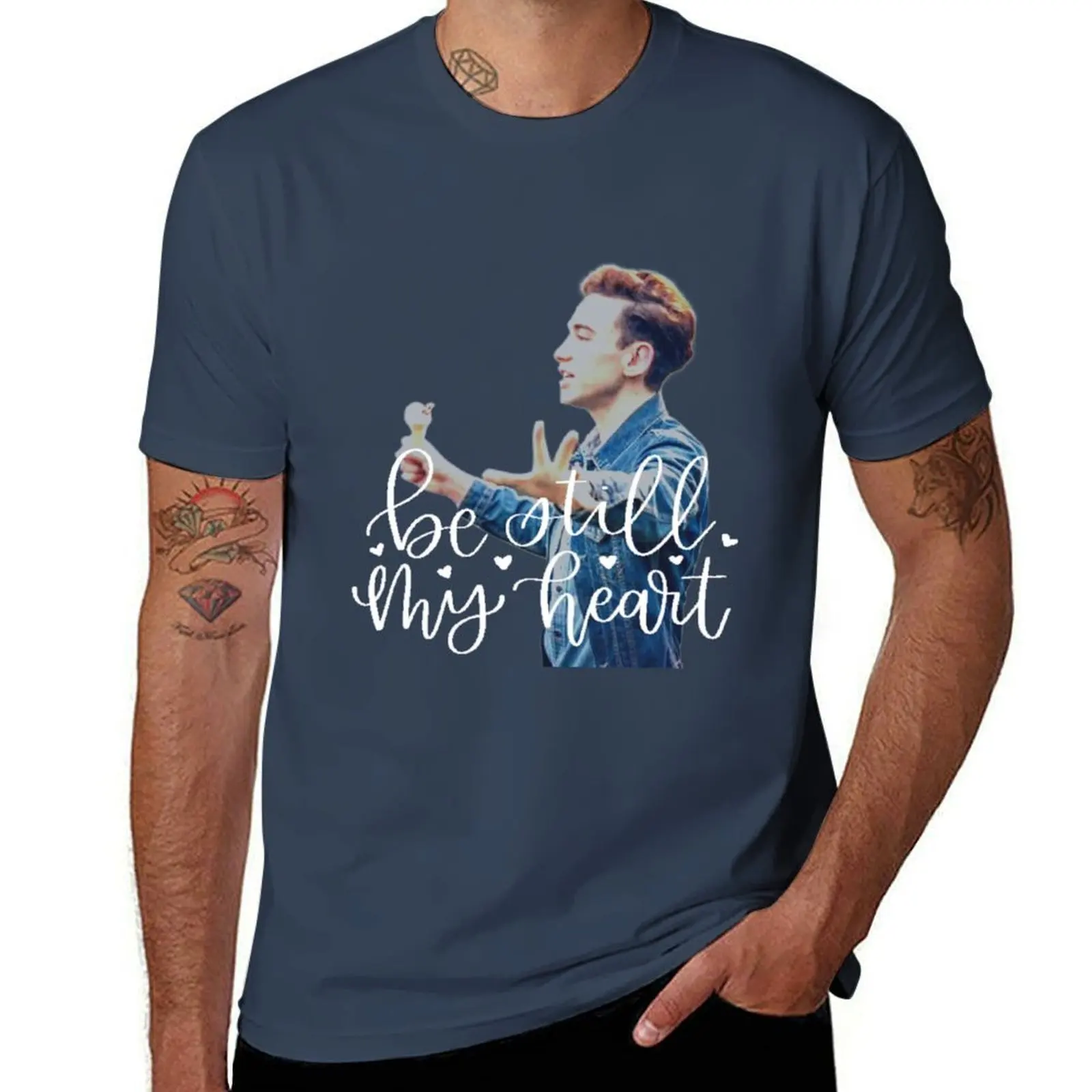 Camiseta Básica de Manga Curta Versátil Ritchie Sin It's Still Be Thy
