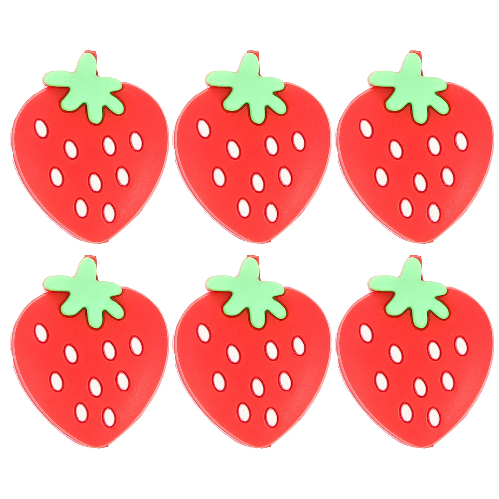 6 Pcs Heart Tennis Stoppers Device Racket Absorber Small Dampener Sports Dampeners