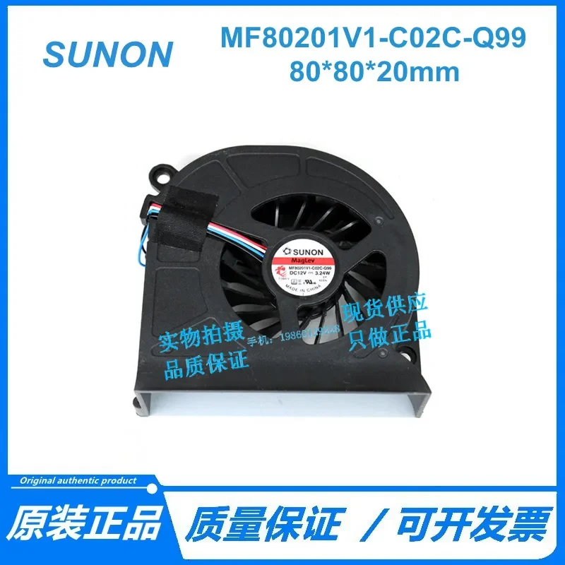 for SUNON MF80201V1-C02C-Q99 12V 3.24W F75020 Projector Cooling Fan Original New Replacement
