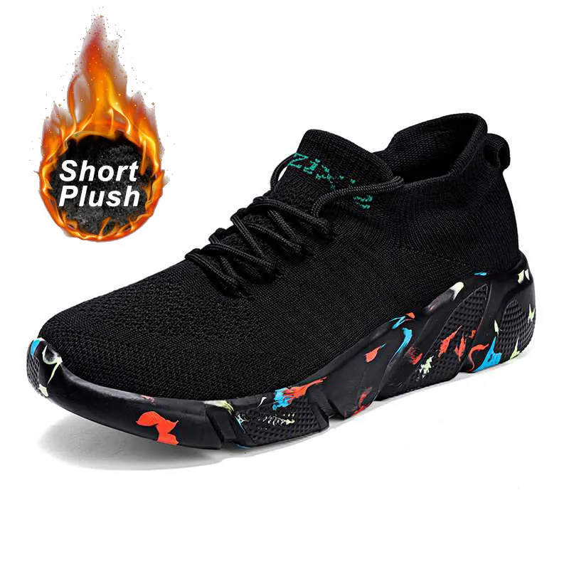 MWY Winter Men's Sneakers Casual Sports Shoes Lightweight Comfort Running Shoes Men  Athletic Shoes Chaussure Hommes Size 35-47