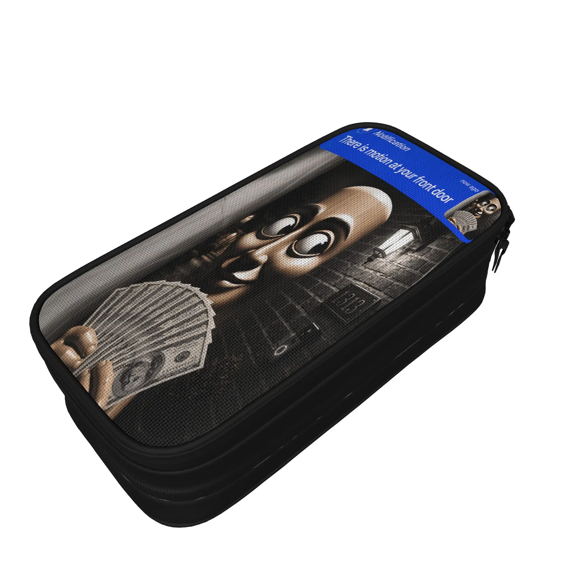 There is Motion at Your Front Tung Tung Tung Sahur Money Pencil Case School Pencil Cases Kids Pencil Pouch School Stationery