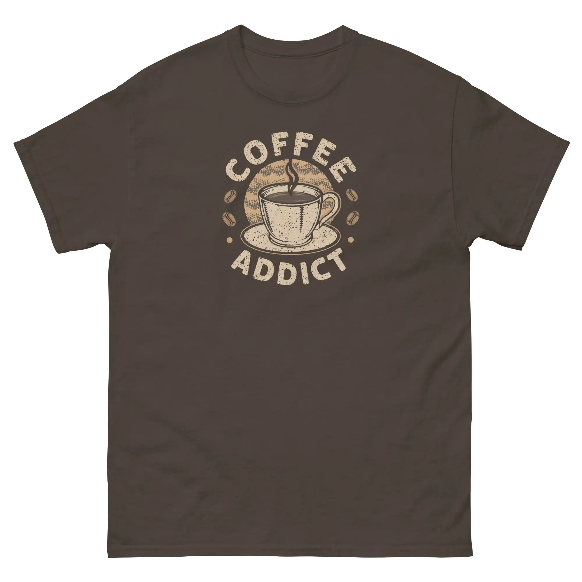 Coffee Addict Awesome Lovers Caffeine Energizing Men's classic tee