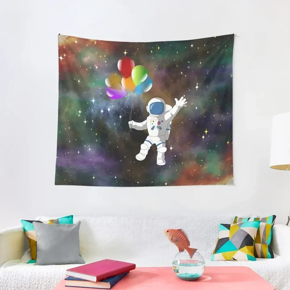 

Astronaut with Balloons Tapestry Home Decor Accessories Carpet On The Wall Decoration Bedroom Tapestry