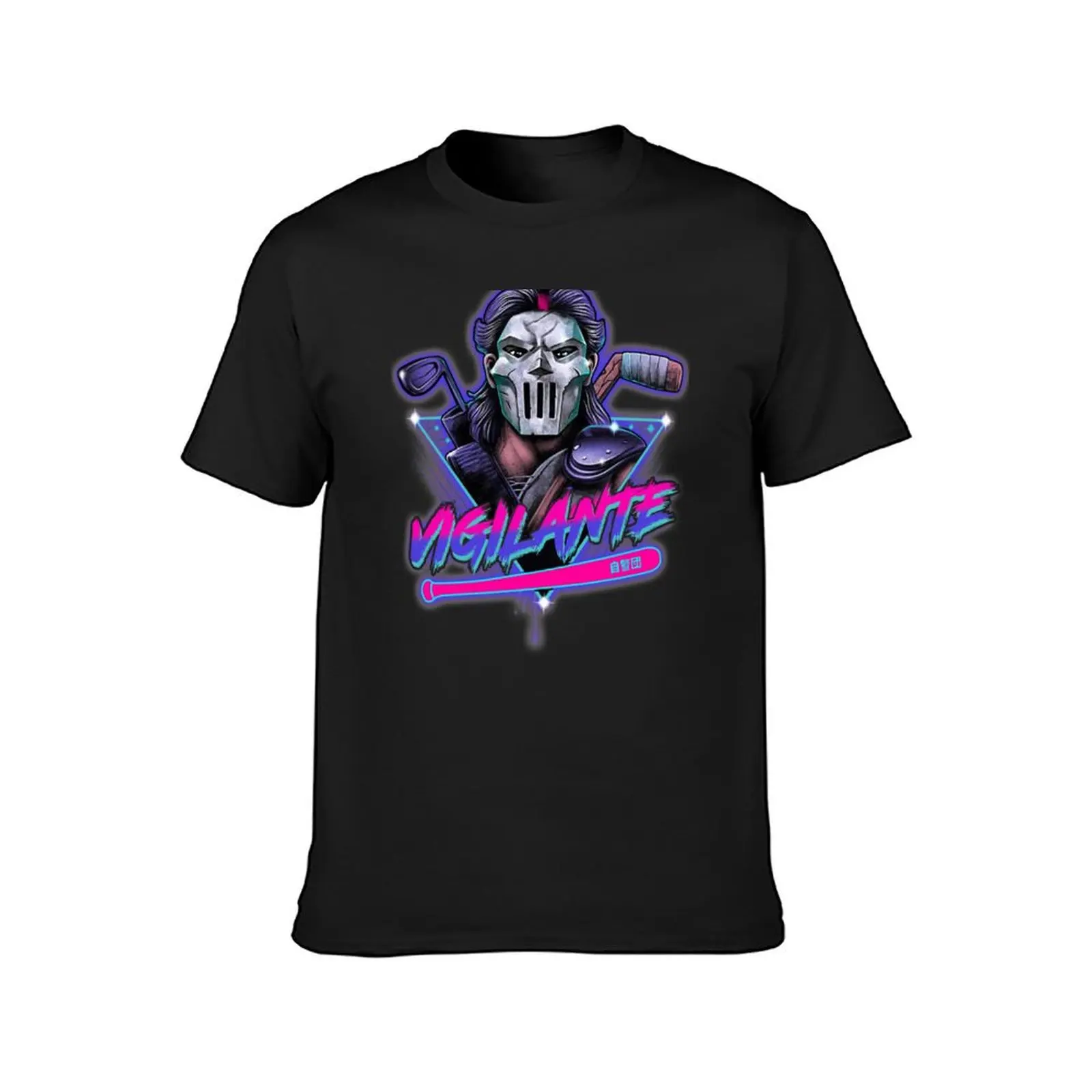 CASEY JONES VIGILANTE RETRO T-Shirt T-Shirt cute tops Aesthetic clothing for a boy plus sizes t shirt men