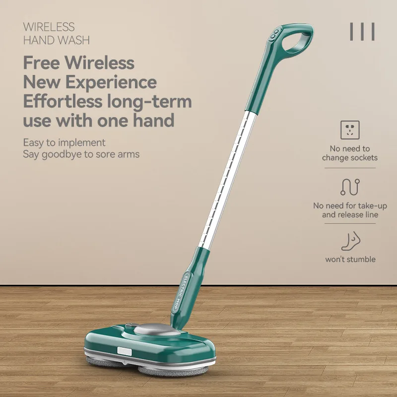 Wireless Steam Mop Electric Mop Sprayer Cleaning Machine Handheld Household Vacuum Cleaner Mop Automatic Sweeping Machine