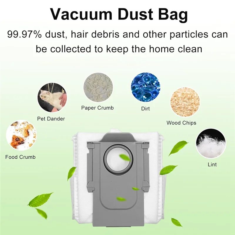 

A74G-19 шт. для Roborock Saros Z70/G30, космические вакуумные насадки, роликовая боковая щетка, мешок для пыли, фильтры, подушечки для швабры, комплект аксессуаров