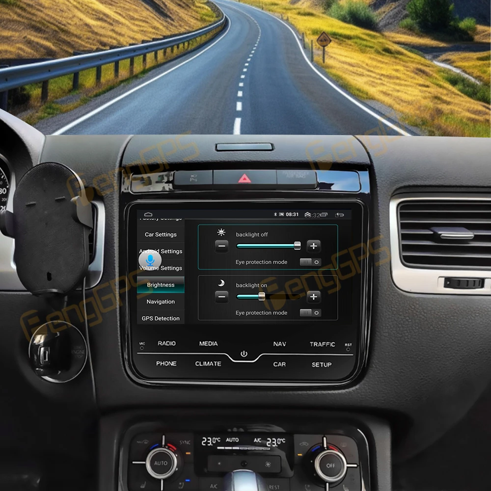 

Android 13, автомобильный радиоприемник, беспроводной Carplay для Volkswagen Touareg 2011-2017, мультимедийный плеер с сенсорным экраном, стерео GPS-навигация, хост