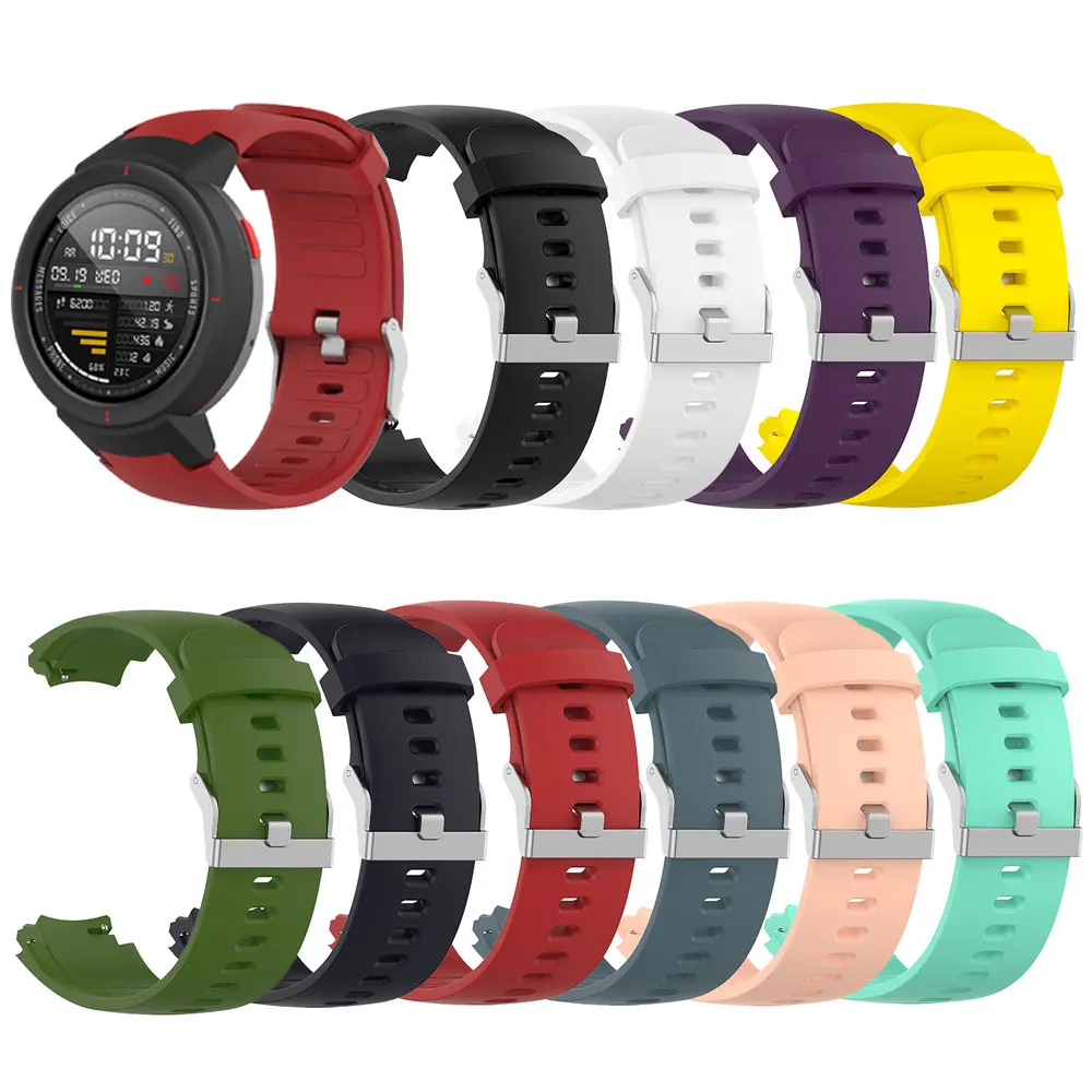 Silicone Watchband For Xiaomi Huami 3 Amazfit Verge Watch Band Replacement Band Belt For AMAZFIT VERGE LITE Wrist Bracelet Strap