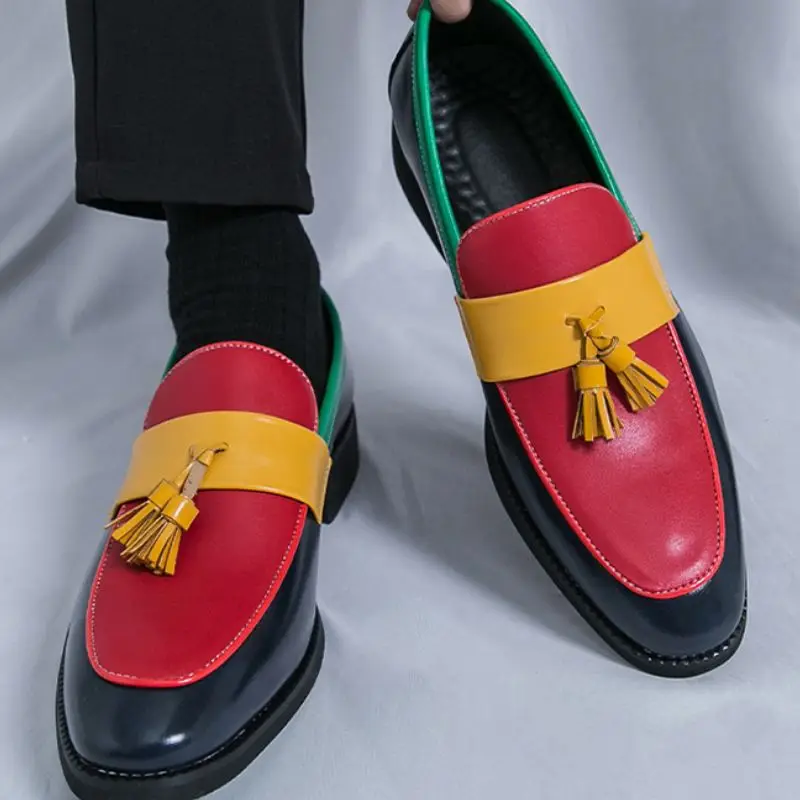 

Мужские классические лоферы из кожи для делового стиля и повседневной носки, удобные мокасины с мягкой подошвой для вечеринок и торжественных мероприятий