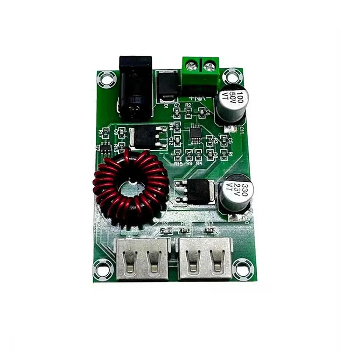 XH-M224 Dual USB Output Module 5V 6A Voltage Regulator Module Dual 5V 3A Rechargeable Charging Board Module