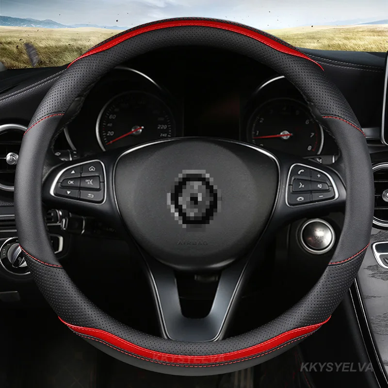 Steering Wheel Cover For Renault Scenic Clio Laguna 2 3 4 5 Kangoo Fluence Megane Trafic Talisman Twingo Kaptur Car Accessories