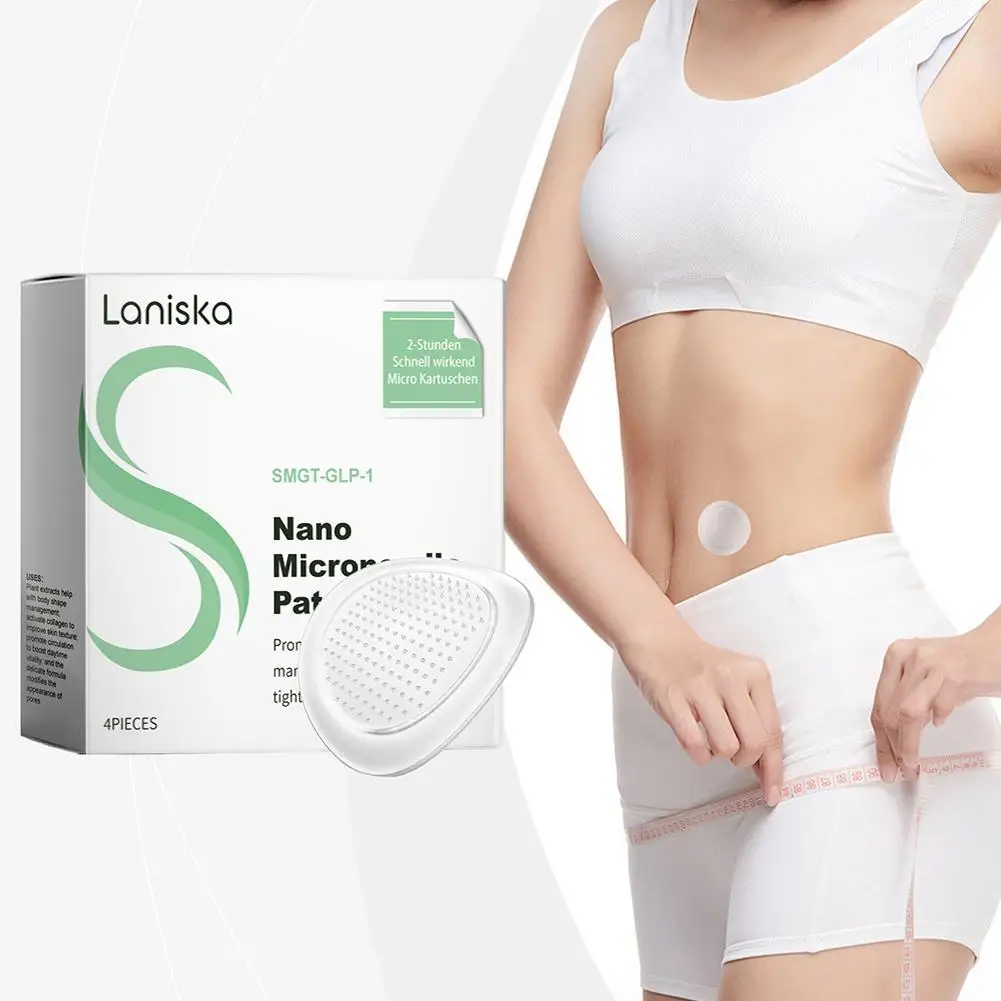 

4Pcs/Box Body Slimming Patch Reduce Appetite Lose Detox Improve Navel Burning Abdominal Fat Fast Weight Sticker Body Care Patch