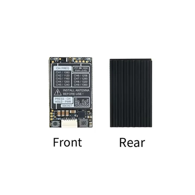 1.3G 1.2G VTX Rushfpv Rush 8CH 0.8W 1.6W VTX avec Module émetteur-récepteur Audio-vidéo FPV 7-36V pour Drone RC FPV pièces de bricolage