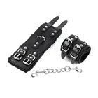 leather leg binder bondage restraint