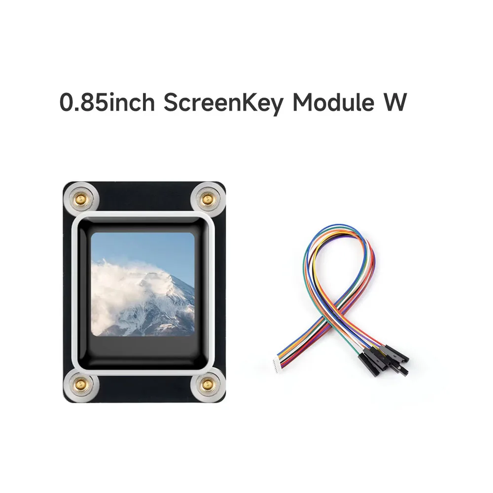 Moduł ekranu LCD Waveshare 0,85 cala z mechanicznymi przyciskami, wyświetlacz IPS, układ sterujący ST7735, komunikacja SPI — zdjęcie produktu 5