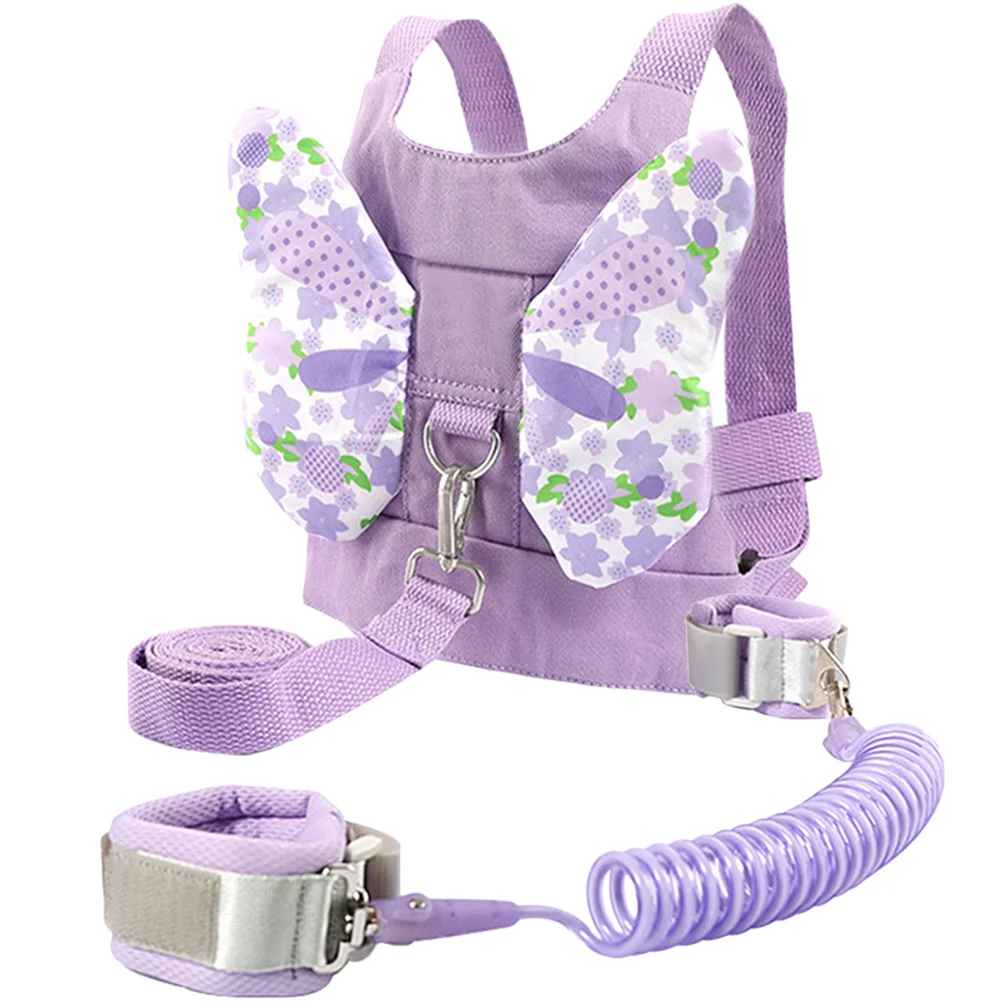 Leash Backpack Toddler Toddler Harness Harness With Walking For Toddlers Strap Child Baby Anti-Lost Backpack With Leash Purple