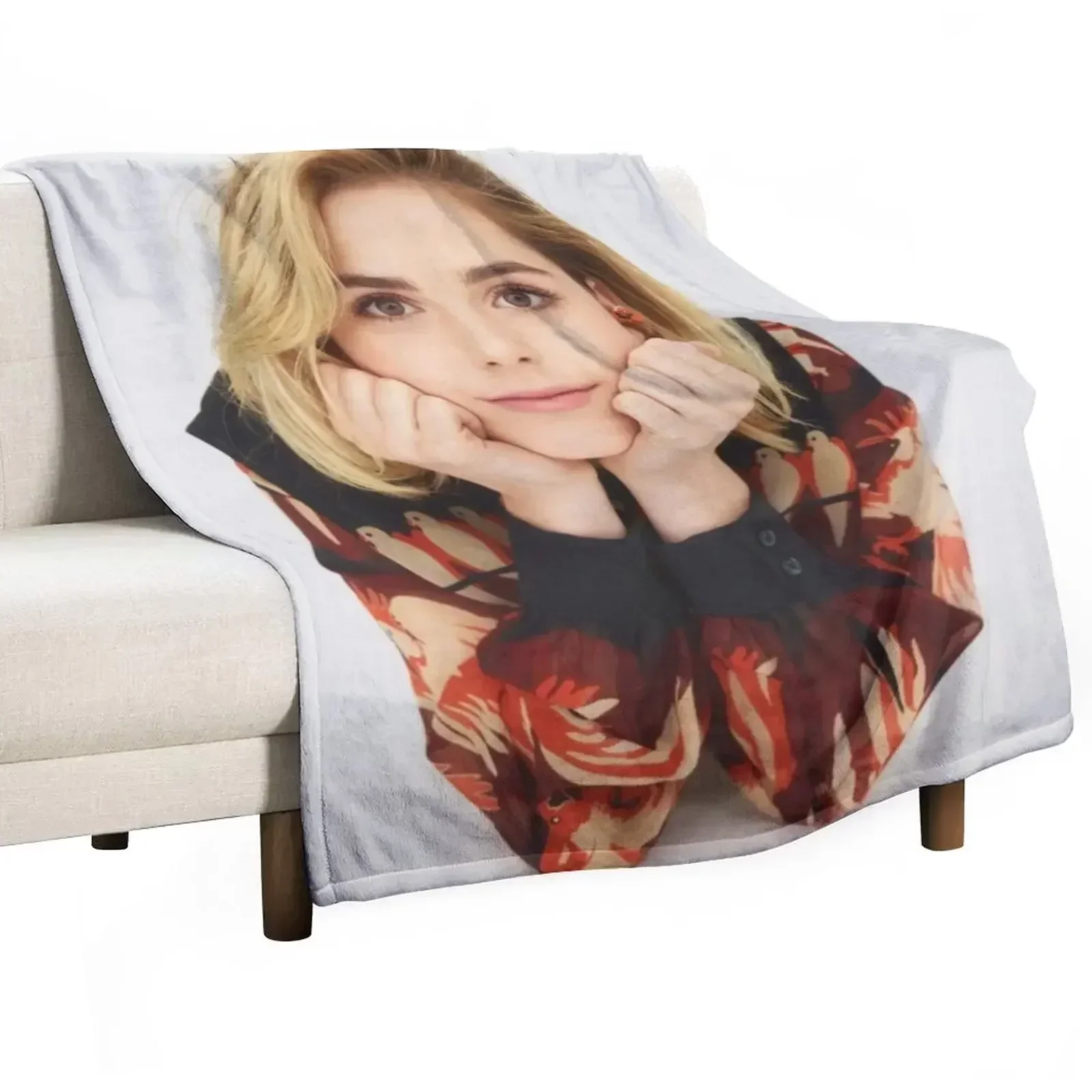 

New Kiernan Shipka Throw Blanket Shaggy Furry Soft Blanket for Bedroom Living Room