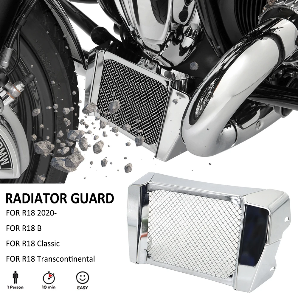 

NEW 2020-2022 Motorcycle Water Tank Radiator Grill Oil Cooler Guard Protection Cover For BMW R18 R 18 B Classic Transcontinental