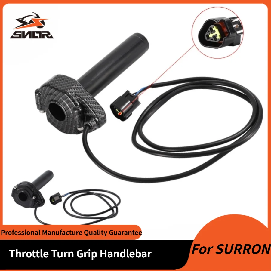 

SNOR электрические внедорожные детали дроссельной заслонки для мотокросса, подходят для Sur Ron-Surron Hall, поворотная ручка дроссельной заслонки ускорения