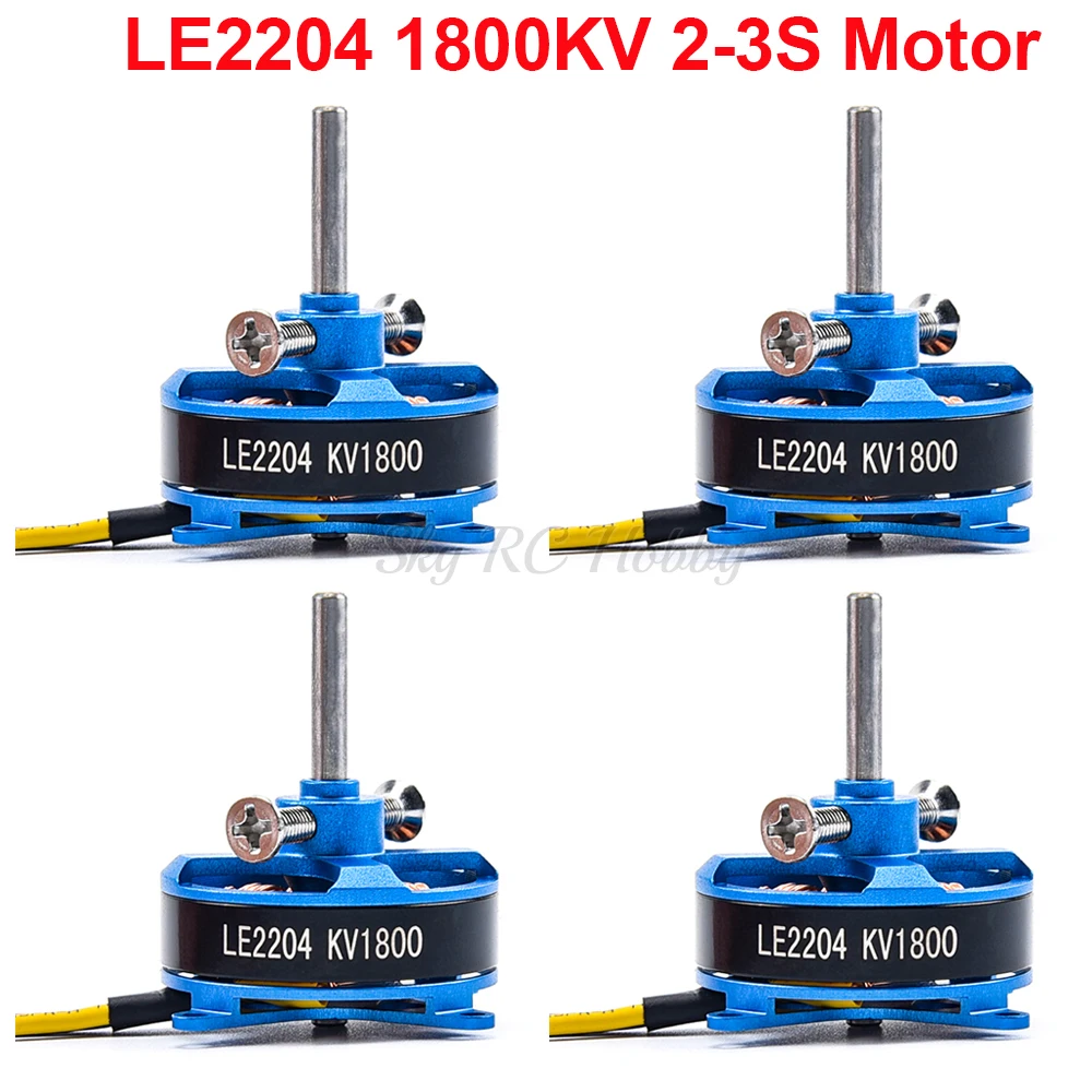 Wysokiej jakości silnik bezszczotkowy LE2204 L2204 2204 1800KV 2-3S do samolotu RC o stałym skrzydle KT F3P RC Parts