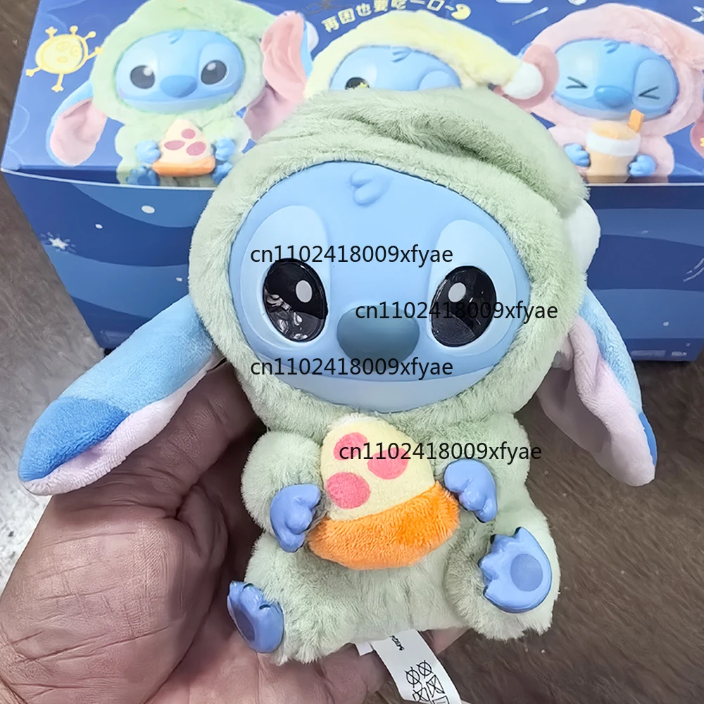 새로운 세일!! 스티치 블라인드 박스 백 잠자기 전에 먹어라 시리즈 비닐 펜던트 귀여운 인형 미스터리 박스 푹신한 인형 서프라이즈 선물