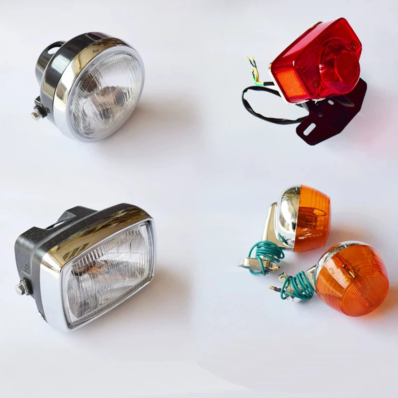 Motorcycle Front Light Tail Lamp Indicator for Super Cub 50cc JH70 C70 C90 DY90 JL70 CD70 for Honda Lifan Jialing Loncin Dayun