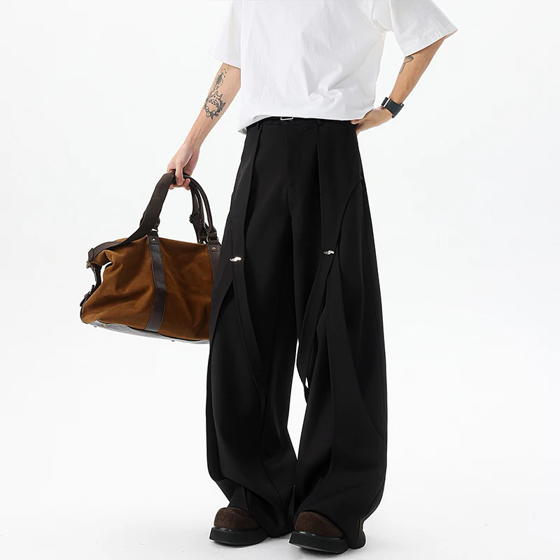 

Plus Size Wide Leg Trousers Casual Streetwear Solid Color Boho Palazzo Pants for Men Women M-XXXXXL Comfort Lounge Bottoms