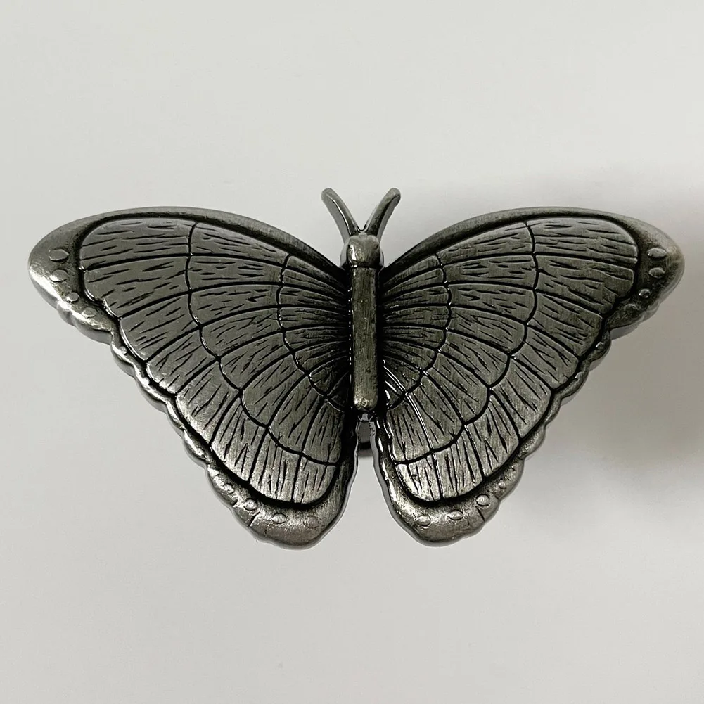 Furniture Handles Wardrobe Knob Home Bedroom Zinc Alloy Drawer Cupboard Decoration Vintage 1PC Butterfly Shape
