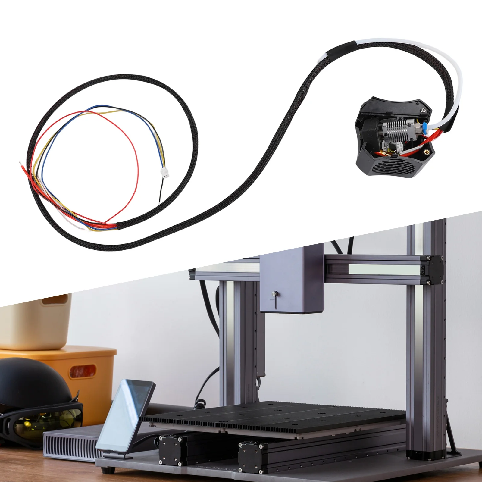 

Сборный комплект хотэнда, совместимый с Ender 3 V2, с равномерным распределением температуры, двойным креплением вентиляторов и прочным корпусом.
