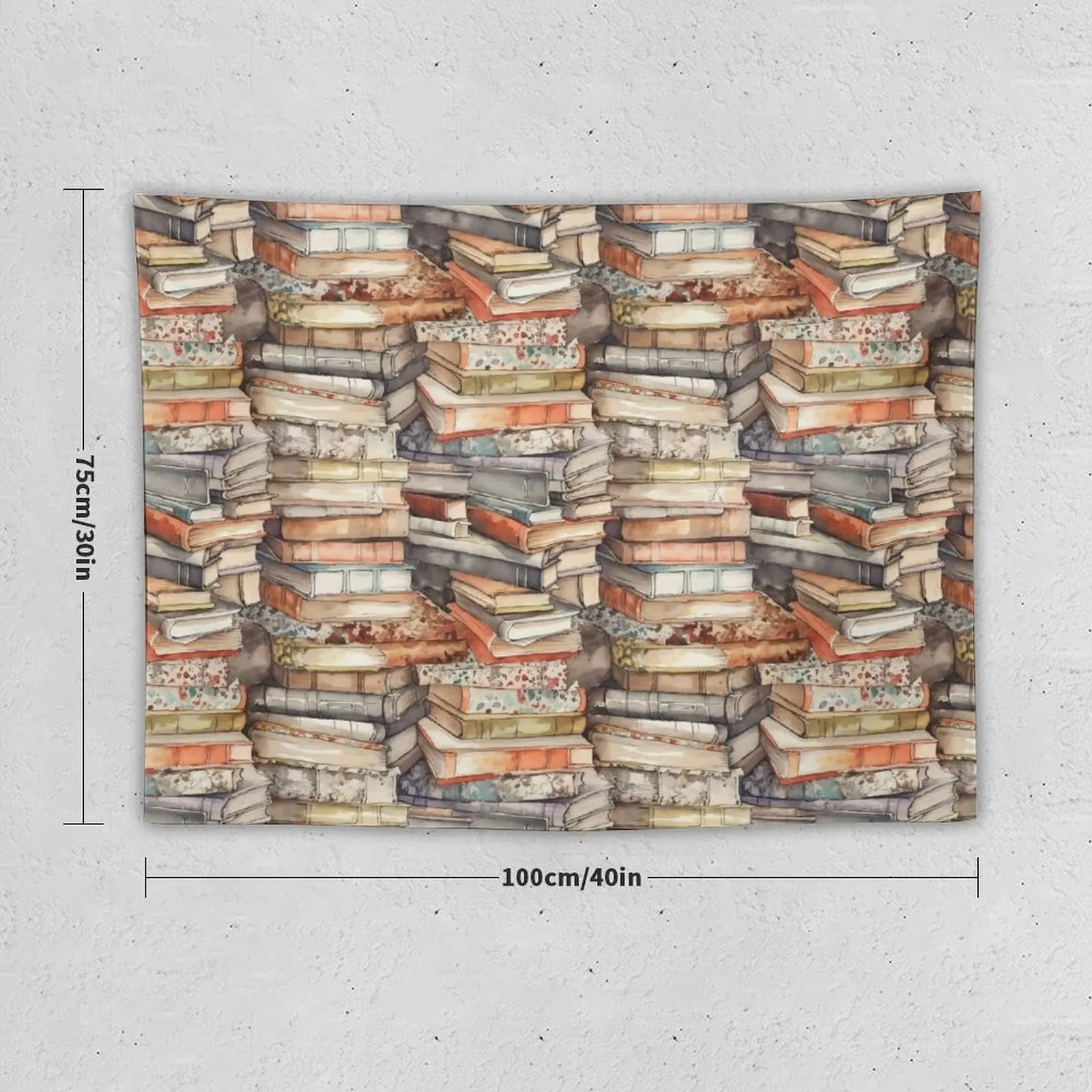 Book Patterns print gifts for book Lover, writer, librarian gifts for book Lover, writer, librarian Tapestry