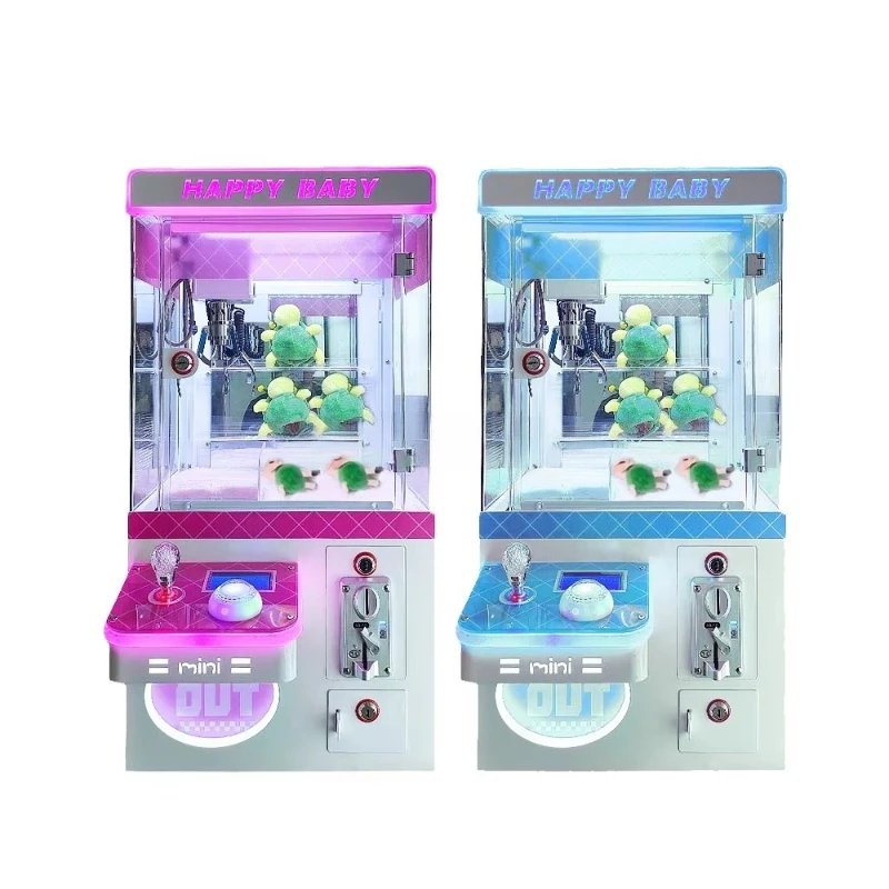 

Mini claw machine crane doll children's toy arcade coin operated toy house small toy machine