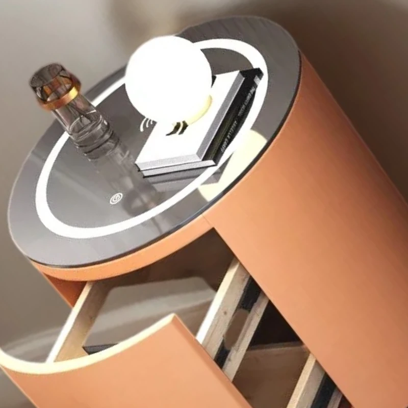 

Smooth Bedside Tables Nightstands Luxury Economy Table Elegance Auxiliary Room Designer Floating Nightstand Wood Coffee Side Bed