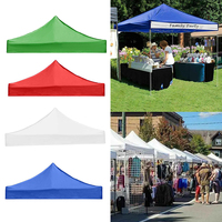Canopy Top Cover Replacement Four-Corner Tent Cloth Foldable Rainproof Patio Pavilion Replace Gazebo Canopy Top Covers